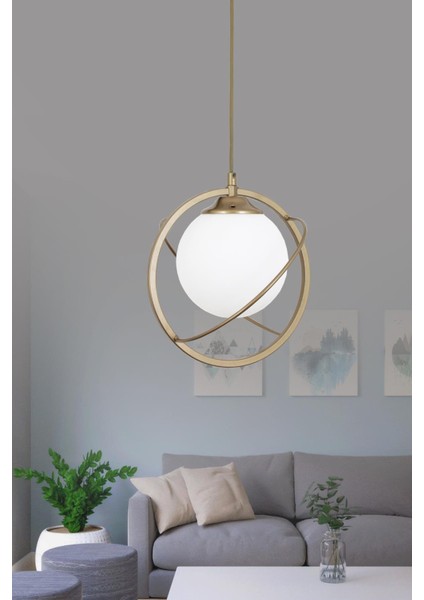 Savita Tekli Eskitme Avize Beyaz Camlı Yatak Odası Mutfak Salon Hol Koridor Avize modelleri