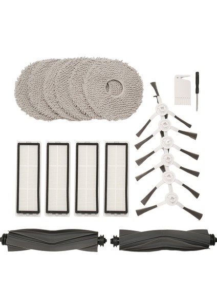 Dream L10S Için Ultra / L10S Pro / L10 Ultra Xiaomi X10+ Vakum Süpürge Ana Yan Fırçalar Hepa Filtreler Mop Bezi (Yurt Dışından)