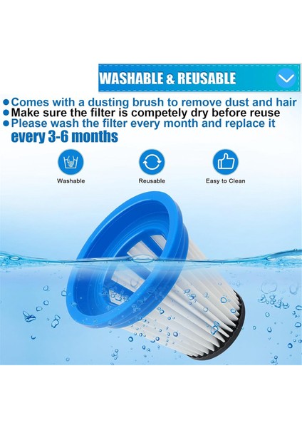 Dyson DC07 Köpük Filtreleri Için, Dyson Parça 904979-02 Için Genel. 2 Paket (Yurt Dışından) indirimleri