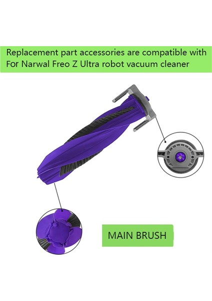 Narwal Freo Z Için 14PCS Ultra Vakum Temizleyici Aksesuarlar Silindir Yan Fırça Hepa Filtre Mop Pad Toz Torbası Değiştirme Kitleri (Yurt Dışından) modelleri