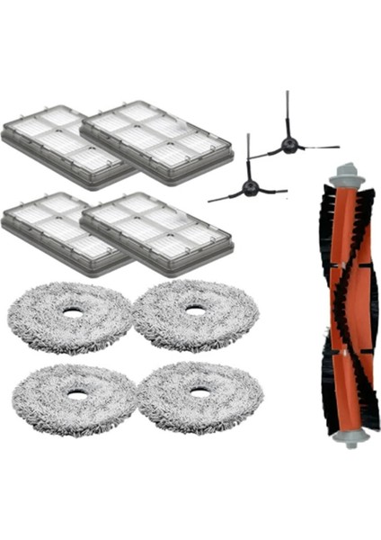 Ultenik Mc1 Için 11 Pcs Vakum Süpürge Aksesuarları Silindir Yan Fırçası Hepa Filtre Mop Pad Temel Vakum Aksesuarları (Yurt Dışından) fiyatları