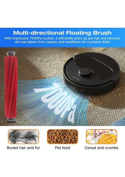 Roborock Qrevo S Robot Vakum Süpürge Ana Yan Fırça Mop Bez Filtresi Yedek Parçalar Aksesuarları (Yurt Dışından) indirimleri