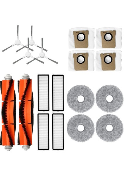 Dreame L10S Için Aksesuarlar Ultra / Dream S10 / W10S Pro Vakum Süpürge Robot Fırça Toz Çanta Filtresi Mop Kumaş Parçaları (Yurt Dışından)