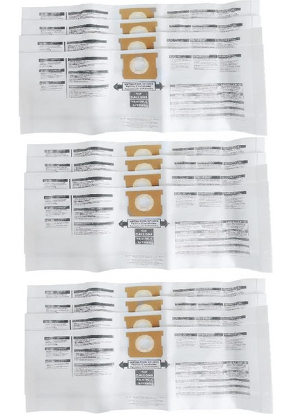 Atölye Vakumu Için Toz Torbaları 5-8 Galon Ridgid Vf Toz Torbaları (Yurt Dışından)