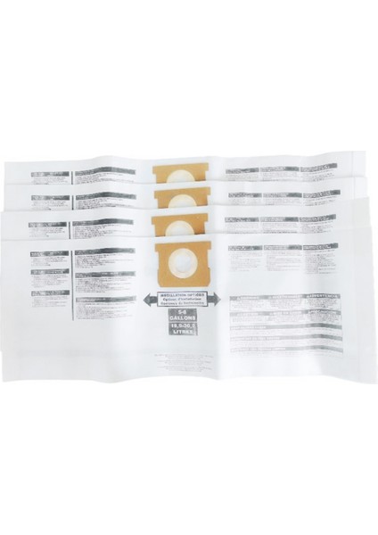 Atölye Vakumu Için Toz Torbaları 5-8 Galon Ridgid Vf Toz Torbaları (Yurt Dışından) fiyatları