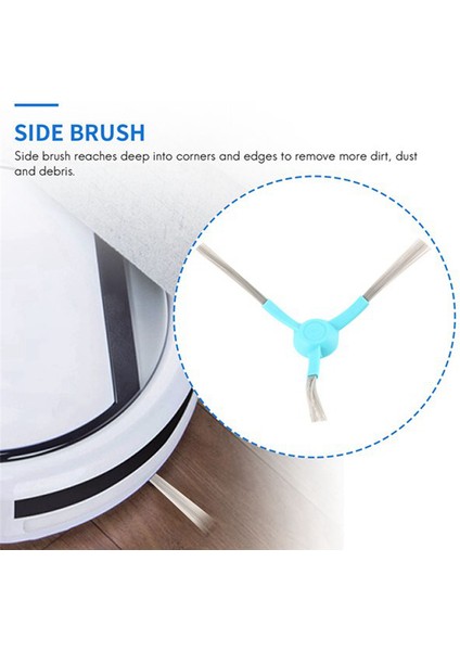 8 Pc Cecotec Conga Için Yedek Parçalar 4090 5090 3090 6090ROBOTIK Vakum Süpürge Aksesuar Kiti Yan Fırça (Yurt Dışından) fiyatları