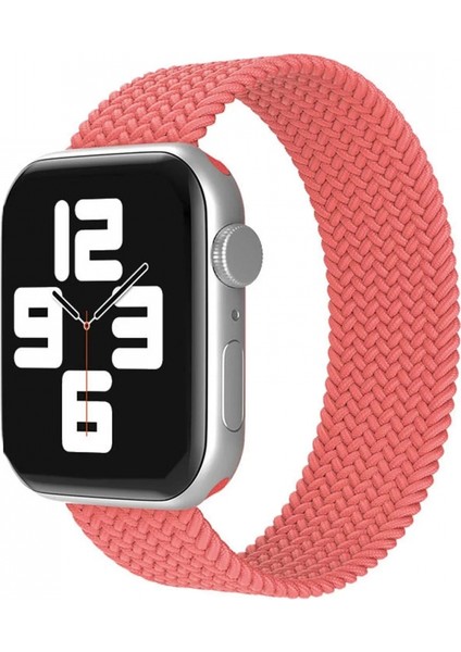 Apple Watch 42MM Ayarlı Solo Silikon Kordon - Pembe