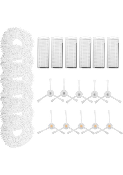 22PCS Narwal T10 Süpürme Robot Aksesuarları Yan Fırça Filtre Ekranı Paçavra Paspas Bezi Için Uygun (Yurt Dışından) indirimleri