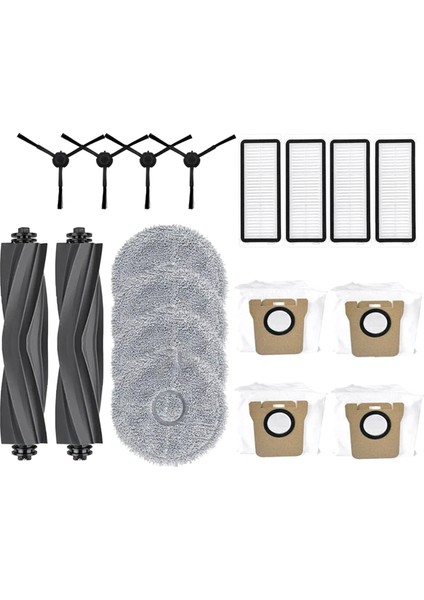 Dreame Bot L20 Ultra /L30 Ultra /X20 Pro Malzemeleri Parçalar Robot Elektrikli Süpürge Ana Yan Fırça Filtresi Mop Toz Çantası (Yurt Dışından)