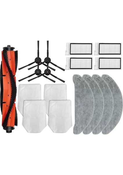 Roidmi Eve Plus SDJ01RM / Xclea H30 Plus / H40 Plus Vakum Süpürge Aksesuarları Fırça Hepa Filtre Mop Toz Çantası (Yurt Dışından)