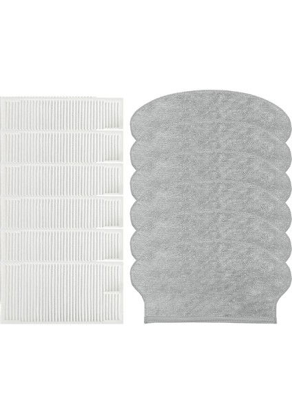 Mıdea M6 / VCR21LSW / Eureka NER600 Robot Vakum Aksesuarları Için Ana Yan Fırça Hepa Filtre Mop Yedek Parçaları (Yurt Dışından)