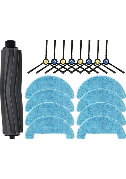 Eta Falco Smart 2515 /90000 Robot Vakumları Silindir Ana Yan Fırça Paspas Bezleri Rag Yedek Yedek Parça (Yurt Dışından)