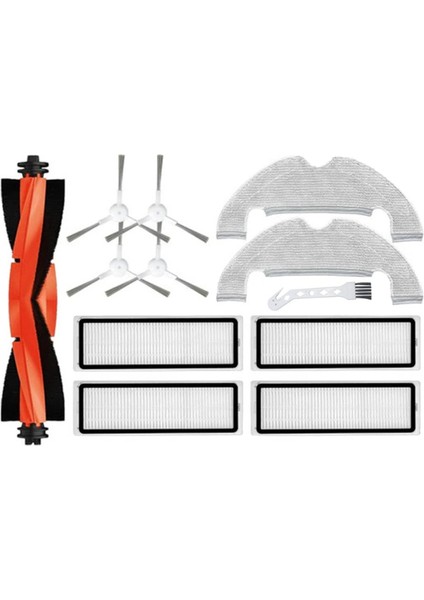 12PCS Dreame Bot D10 Için Yedek Parçalar Plus RLS3D, Z10 Pro, L10 Plus Robot Vakum Ana Yan Fırça Hepa Filtre Mop (Yurt Dışından)