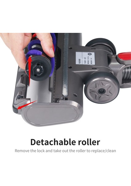 Dyson V7 V8 V8 V11 V11 V15 SV10 SV12 SV14 LED Far Zemin Fırçası ile Vakum Süpürgeleri (Yurt Dışından) fiyatları