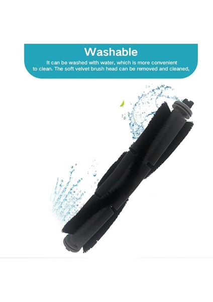 2pcs Vakum Ana Fırça Airrobo T20 Robot Vakum Süpürge Yedek Yedek Parçalar Yıkanabilir Silindir Fırça (Yurt Dışından) fiyatları
