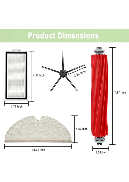 Eufy Clean G40 Hybrid+ G35+ Yedek Parça Aksesuarları Için (Yurt Dışından) indirimleri