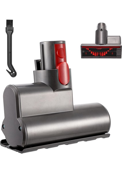 Dyson V7, V8, V10, V11, V15 Kablosuz Vakumlar Için Vakum Akar Çıkarma Fırçası Kafası- Mini Elektrik Fırçası Yedek Parçaları (Yurt Dışından)