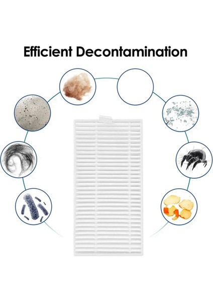 Viomi Alpha 2 Pro / V5 Pro / V-RVCLM27B / V-RVCLM40B Ana Yan Fırça Hepa Filtre Mop Bez Aksesuarları Parçaları (Yurt Dışından) fırsatları