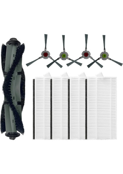 Airrobo P30 Robot Değiştirme Için Ana Silindir Yan Fırça Hepa Filtre Yedek Parçalar Aksesuarlar (Yurt Dışından)