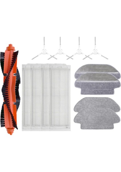 Xiaomi Mi Robot Vakum-Mop Pro STYTJ02YM 2s 3c Viomi V2 V3 Se Conga 3490 3690 Ana Yan Fırça Filtresi Mop Bezi (Yurt Dışından)