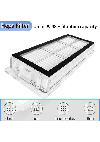 Dreame D9 Plus Ana Yan Fırça Hepa Filtre Paspas Pedleri Toz Torbaları (Yurt Dışından) fiyatları