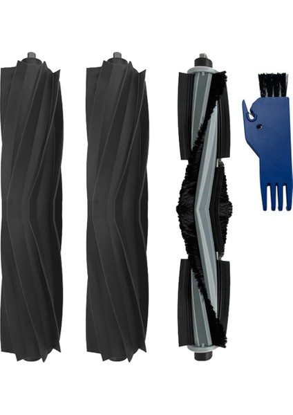 Ecovacs X2 Omnı Vakum Süpürge, Roller Fırça Ana Fırçası Için 4 Parçalı Vakum Süpürge Değiştirme Aksesuarları (Yurt Dışından)