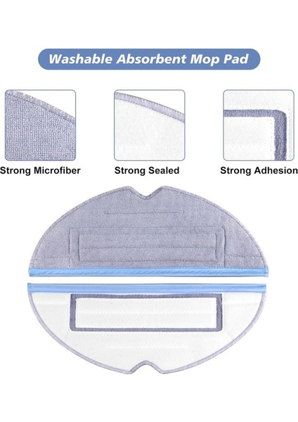 S7 Aksesuar Kiti, Roborock Için Uyumlu S7, S7+, S7 Maxv, S7 Maxv Plus, Yedek Parçalar Ana Fırça Paspas Bezini Içerir (Yurt Dışından) fırsatları