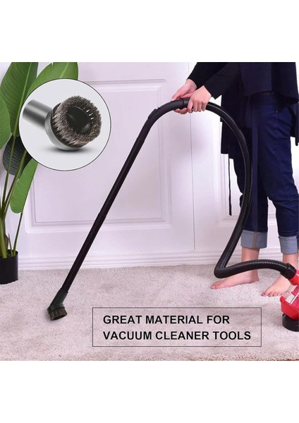 Vakum Fırçaları Vakum Eki, Zemin Fırçaları 1.06 Inç Ila 1.37 Inç Adaptörü, Vakum Kafa Fırçası ile Yuvarlak Fırçalar (Yurt Dışından) fırsatları