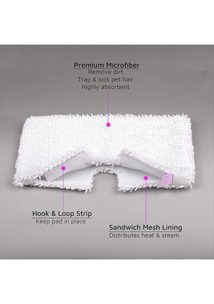 Köpekbalığı S3500 Serisi Buhar Cep Paspasları Için 6 Paket Buhar Cep Paspası Yedek Pedleri (Yurt Dışından) fırsatları