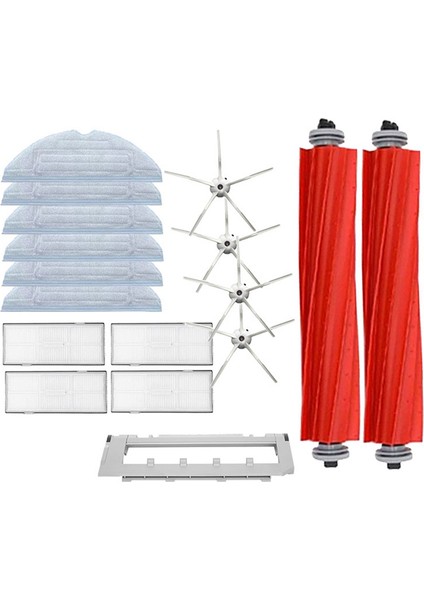 Xiaomi Roborock S7 S70 S7MAX T7S T7S Plus Mijia Ana Fırça Kapağı Hepa Filtre Mop Pad Vakum Temizleyici Aksesuarları (Yurt Dışından)