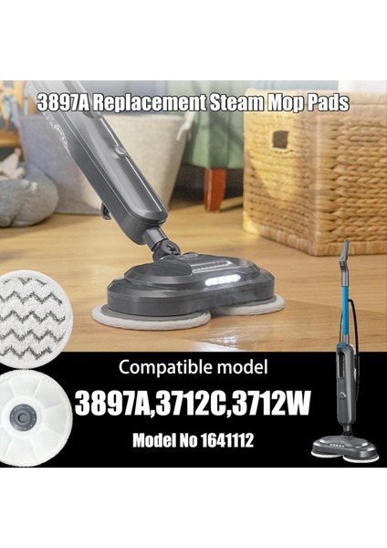 Bissell Spinwave Için 4pcs Paspas Pedleri Smartseam Ovma Buhar Paspası 3897A 3712C 3712W Dönen Paspas Yedek Pedi (Yurt Dışından) fırsatları
