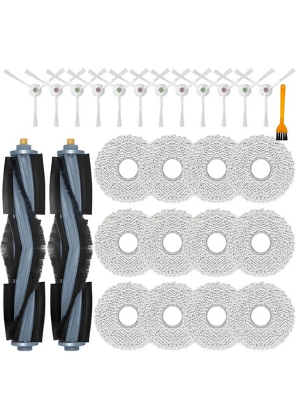 Yeedi Kat 3 Istasyon Için Robot Vakum Temel Süpürge Ana Yan Fırça Mop Kumaşları Paçavra Aksesuarları Yedek Yedek Parçalar (Yurt Dışından)