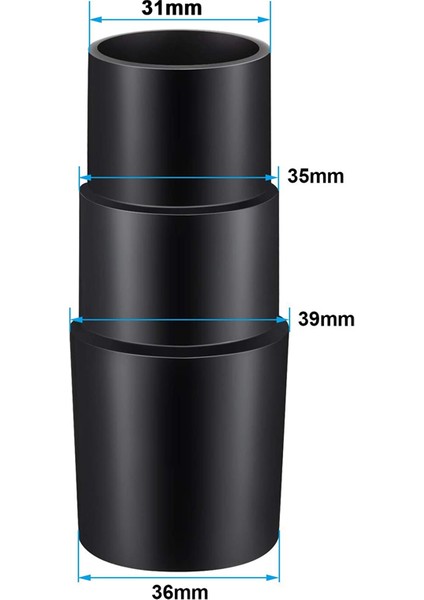 2 Adet Vakum Hortum Adaptör Temizleyici Hortum Evrensel Adaptör Dönüştürücü, 32MM 35MM 40MM Hortum Redüktör Çoğu Vakum Için (Yurt Dışından) indirimleri