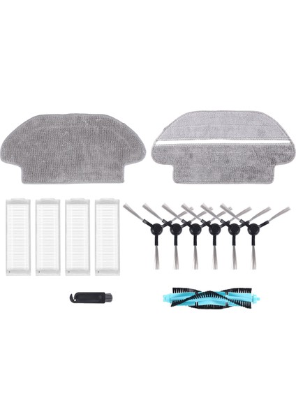 Fırça Paçavraları Silindir Hepa Filtresi Xiaomi Mop P Viomi V2 Pro V3 Se V-RVCLM21B Aksesuarlar Robot Vakum Süpürge Parçaları (Yurt Dışından) fiyatları