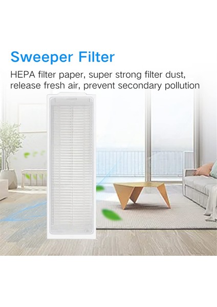 Viomi Alpha Için Aksesuar Kiti 3 VXVC25 / Mjstp / Redroad G10 Robot Vakum Ana Yan Fırça Hepa Filtre Mop Yedek Parçalar (Yurt Dışından) modelleri