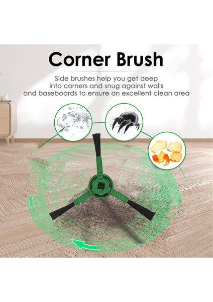 Irobot Roomba Plus 405 Combo Için 12 Adet Yan Fırça Aksesuarları (Yurt Dışından) modelleri