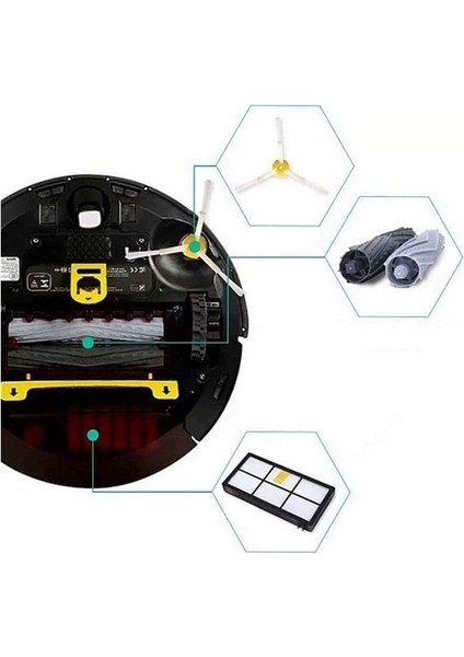 Ilıfe T20S Robot Süpürge Yedek Ana Yan Fırçası (Yurt Dışından)