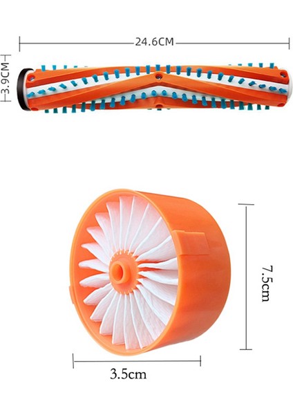 Black+Decker BSV2020G / BSV2020P Powerseries Aşırı Kablosuz Çubuk Ana Fırça Hepa Filtre Değiştirme Aksesuarları (Yurt Dışından) modelleri