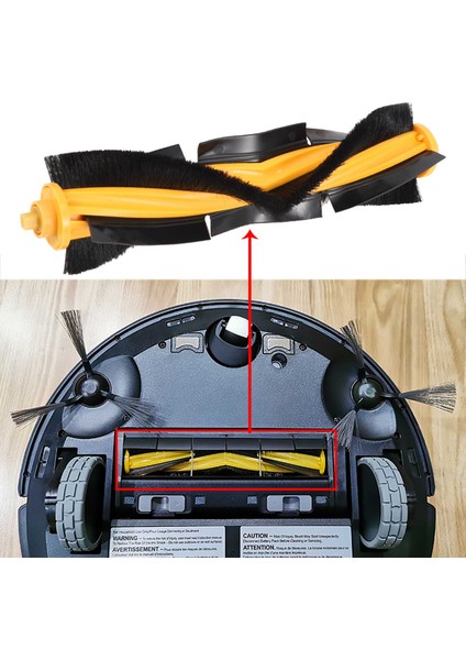 2 Pcs Ecovacs Için Yedek Vakum Süpürge Silindir Fırçası 950 Ozmo, Ozmo 920, Ozmo T5, Ozmo T8 Fırça ile (Yurt Dışından) modelleri
