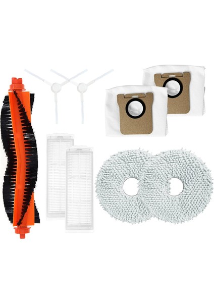Xiaomi M30 PRO/C107 Için Yedek Yedek Parça Robot Vakum Ana Yan Fırça Hepa Filtre Mop Pad Toz Çanta Aksesuarları (Yurt Dışından)