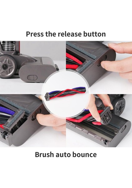 Dyson V7 V8 V10 V11 V15 V15 Kablosuz Vakum Aksesuarları Ahşap Zemin Vakum Ataşman Fırça Kafası (Yurt Dışından) indirimleri