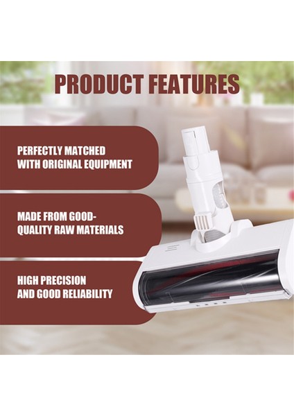 Xiaomi K10/G10 Için Xiaomi 1c/dreame V8/V9B/V9P/G9 Vakum Süpürge Elektrik Zemin Fırçası Baş LED Işık Temizleme Fırçası (Yurt Dışından) indirimleri