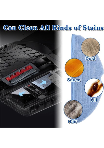 Xiaomi Roborock S7 Maxv Ultra S7 Pro Ultra G10 G10S Kablosuz Vakum Süpürge Aksesuarları Haddeleme Fırça Yedek Parçaları (Yurt Dışından) indirimleri