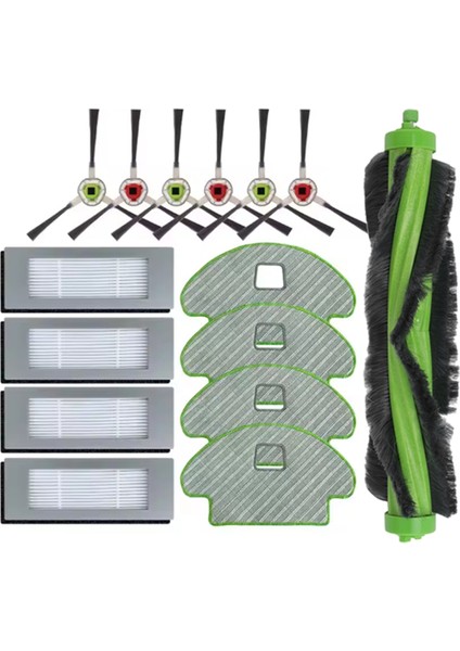 15 Adet Elektrikli Süpürge Yedek Parçaları Ana Yan Fırça Hepa Filtresi (Yurt Dışından)