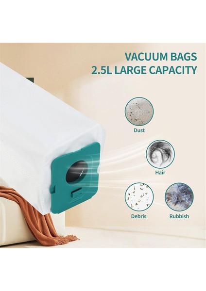 Blaupunkt Bluebot Precision Plus Toz Torbası ile Uyumlu (Yurt Dışından) modelleri