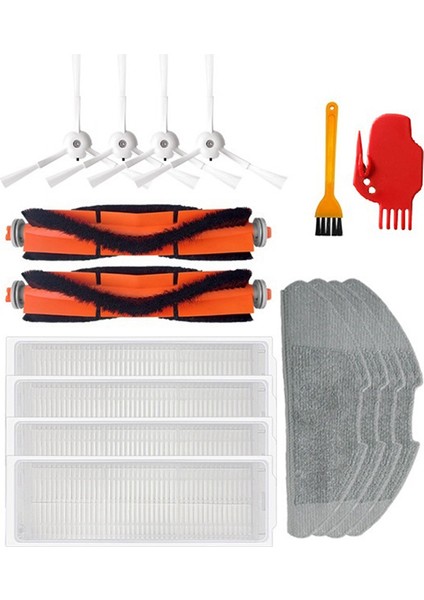 Xiaomi Robot Vakum Mop 2 Pro / Mop2 Lite / MJST1S / Mjstl Ana Yan Fırça Vakum Süpürge Aksesuarları Kiti (Yurt Dışından)