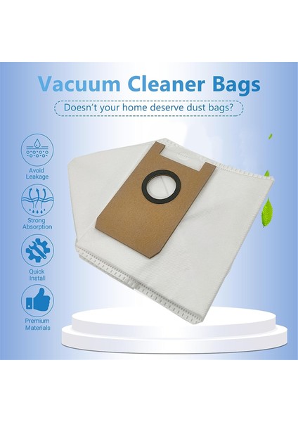 Airrobo T20 Robotik Vakum Temizleyici Toz Torbası Yedek Parçaları Süpürme Aksesuarları Çöp Toz Torbaları 6 Pcs (Yurt Dışından) fiyatları