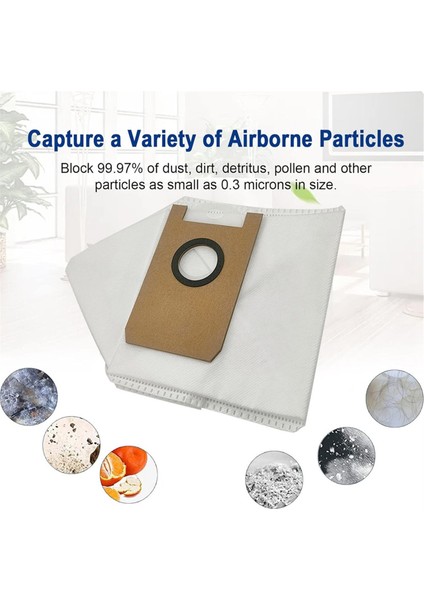 Airrobo T20 Robotik Vakum Temizleyici Toz Torbası Yedek Parçaları Süpürme Aksesuarları Çöp Toz Torbaları 6 Pcs (Yurt Dışından) fırsatları