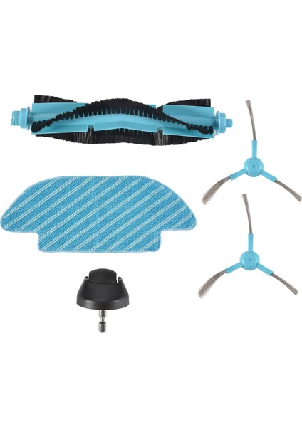 Cecotec Conga 4090 5090 6090 Accessoires Yedek Parçalar Vakum Süpürge Yedek Seti Yan Fırça Mop Kumaş Tekerlek Mavi (Yurt Dışından) modelleri