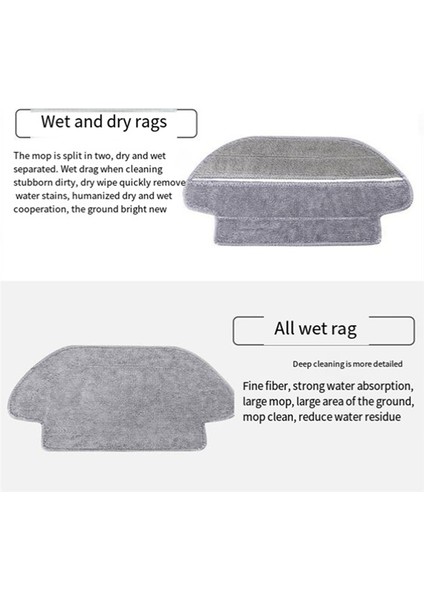 Ana Fırça Yan Fırça Paspas Ped Xiaomi Mijia Robot Vakum Paspas 3c B106CN STYJ02YM Yedek Yedek Parça (Yurt Dışından) fırsatları